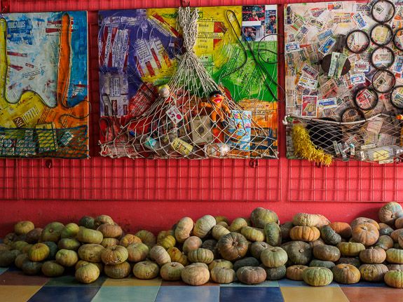 spanish artists The squash and artichokes came from the family farm