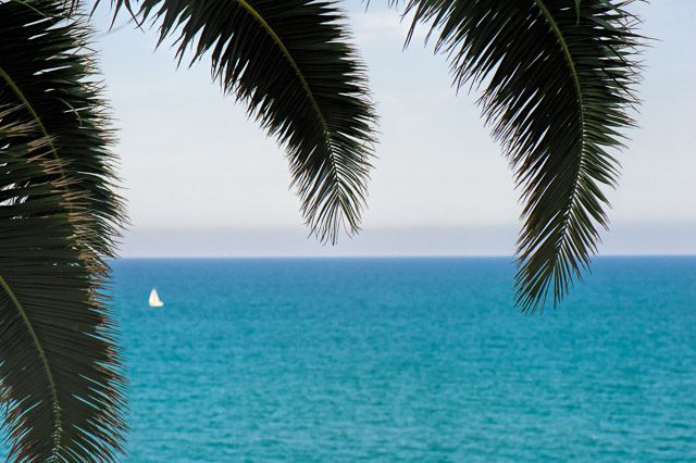 spanish coast Catching sight of the sea when driving down from the mountains always leaves me breathless