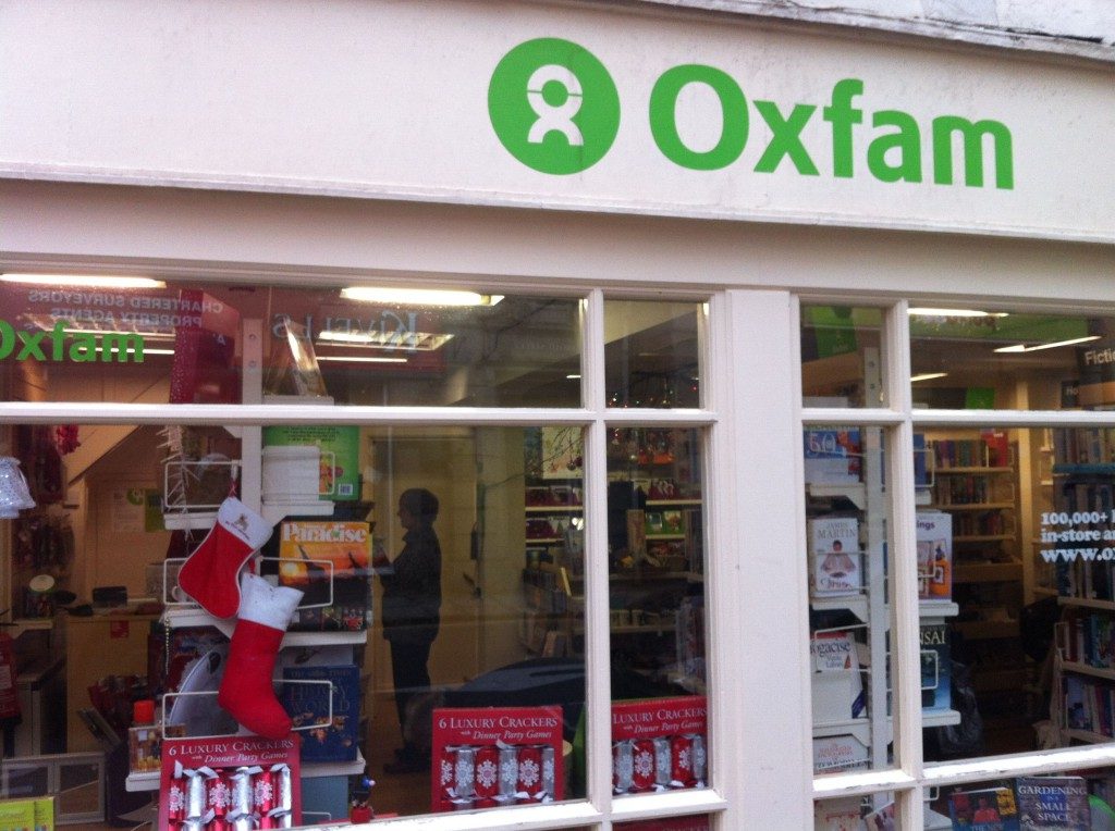Oxfam shop front