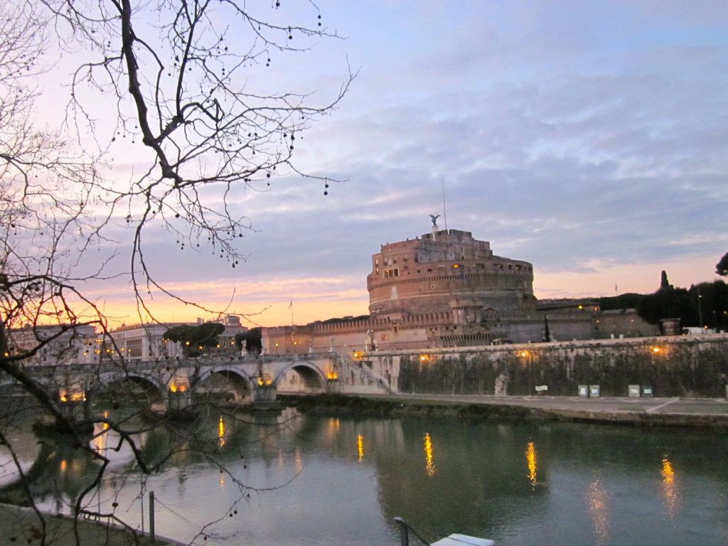 View across Tevere river