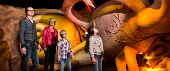 Corpus educational human body attraction for children families in Leiden Den Haag Netherlands