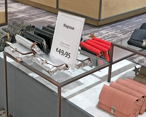 Hudson's Bay womens purses in The Hague store