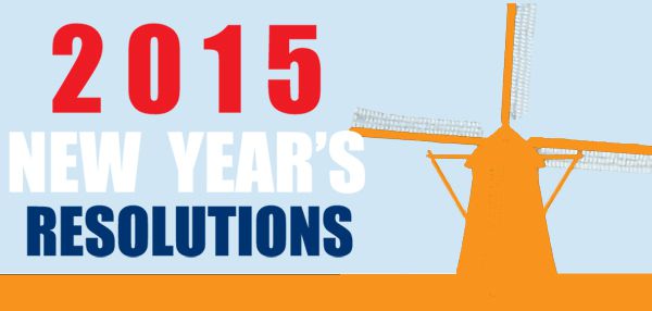 2015 new year resolutions in Holland