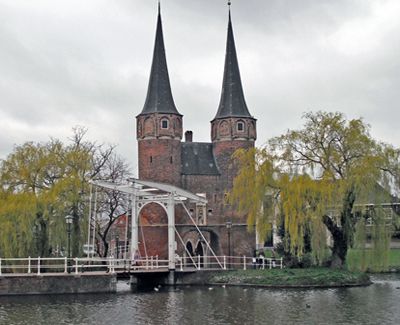 rainy day in Delft