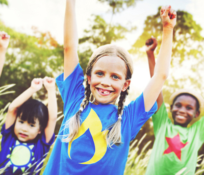 kids at summer camp