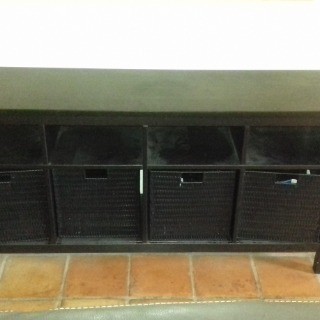 Ikea Storage Unit With Wicker Baskets Home Garden
